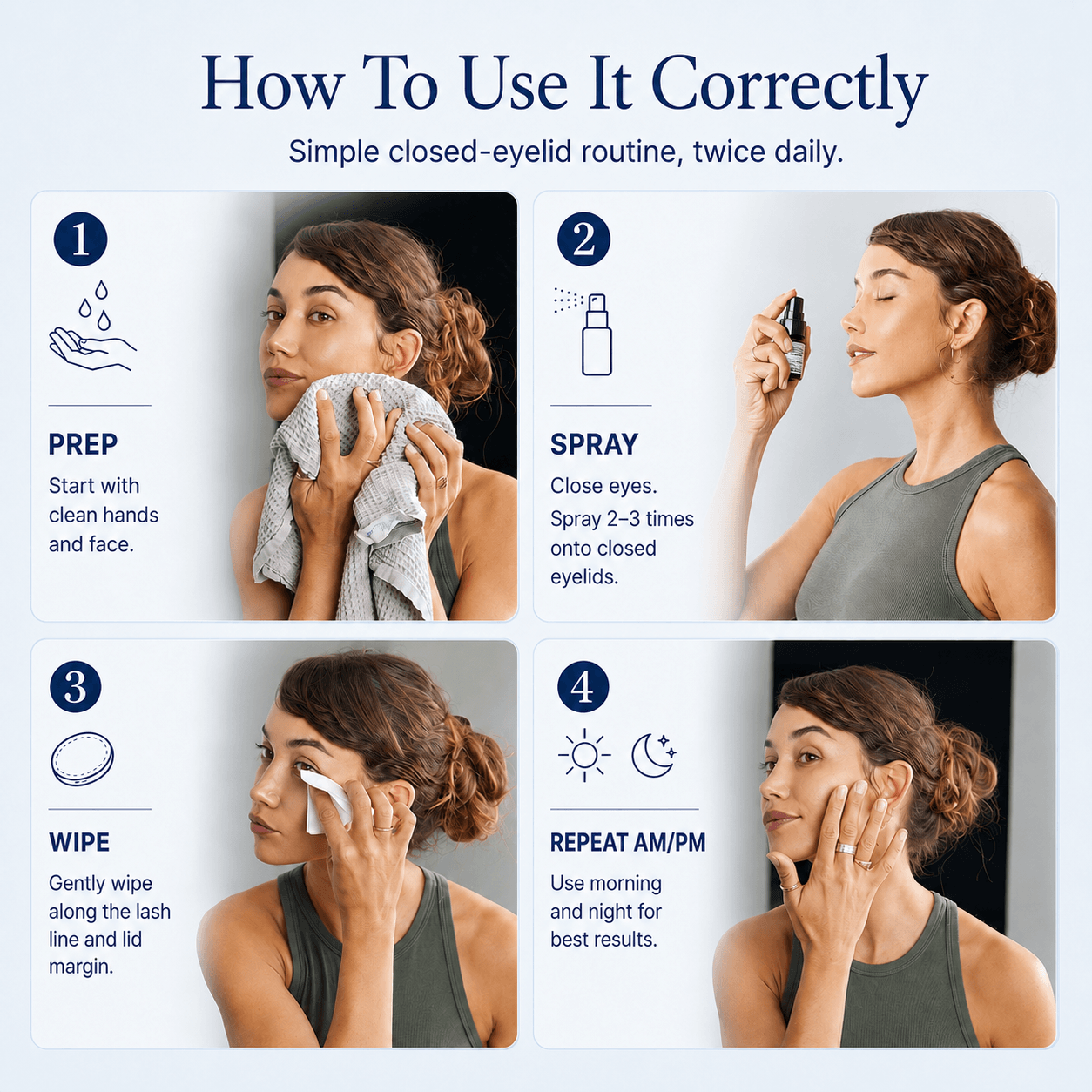 Avenova Lid & Lash Cleansing Spray - 3 Pack