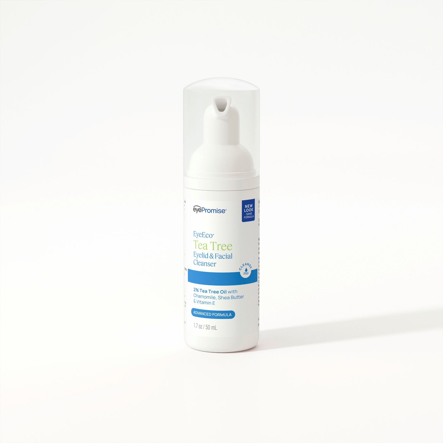 EyePromise Tea Tree Cleanser bottle on a white background