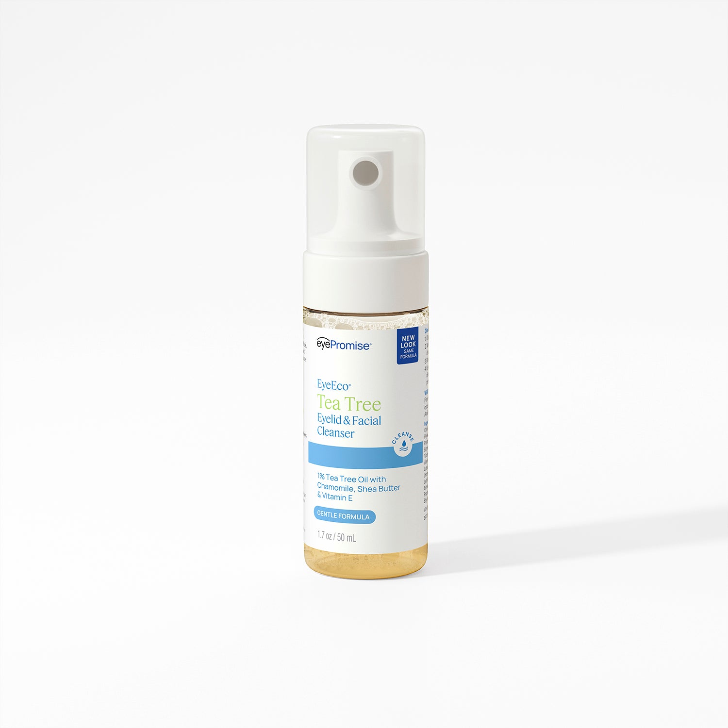 EyePromise Tea Tree Cleanser bottle on a white background