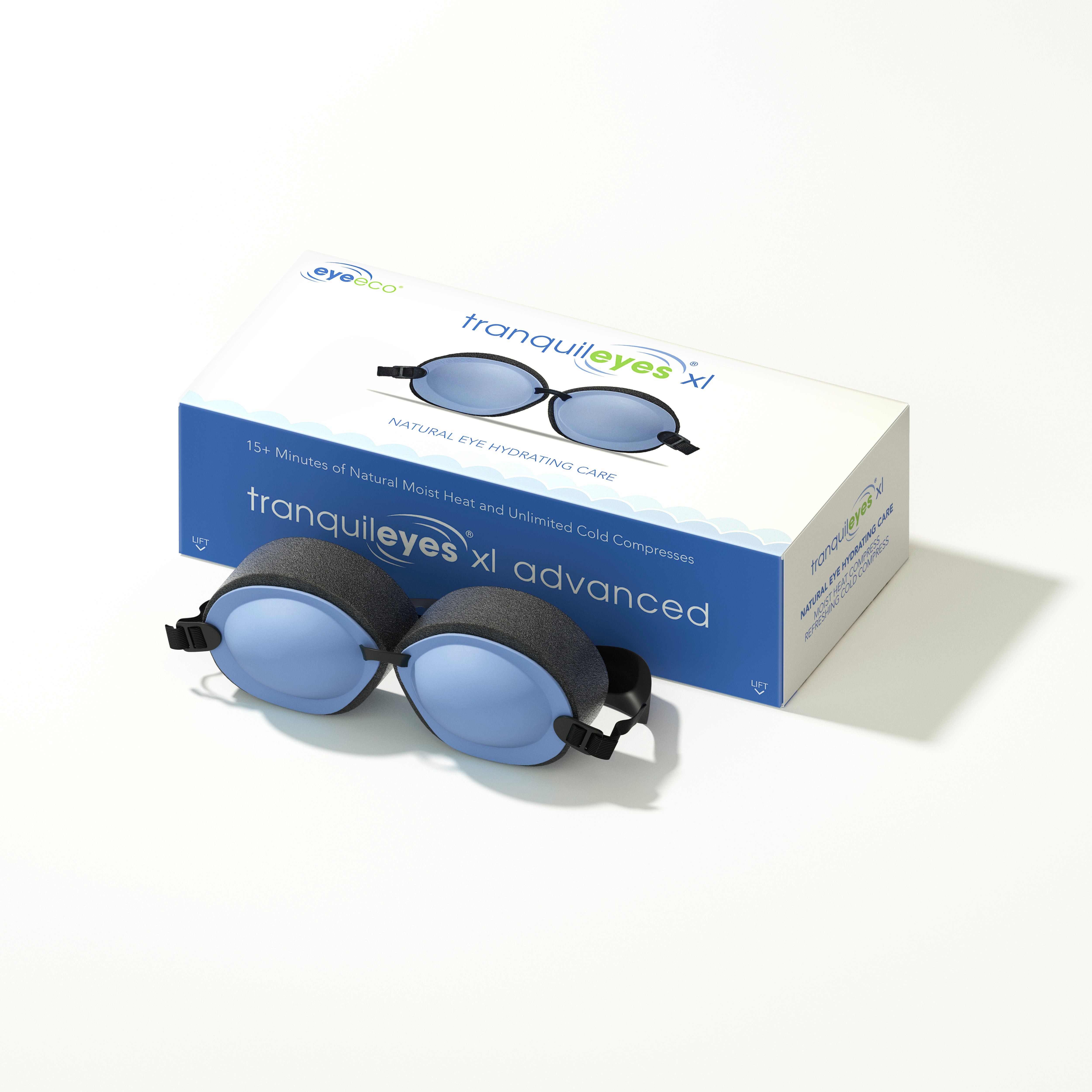 リラクゼーショングッズ eye care EyeEco Tranquileyes XL Advanced Blue | EyePromise